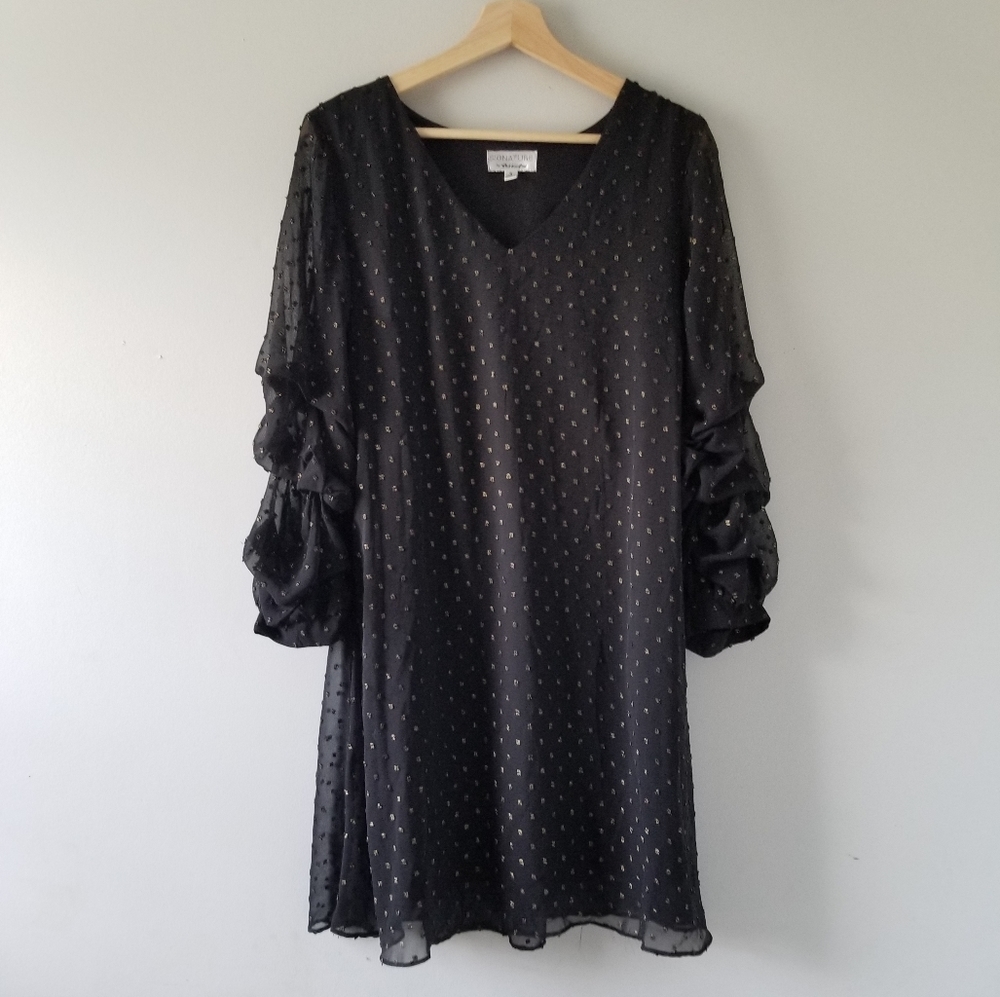 Signature by Robbie Bee Polca Dot Dress